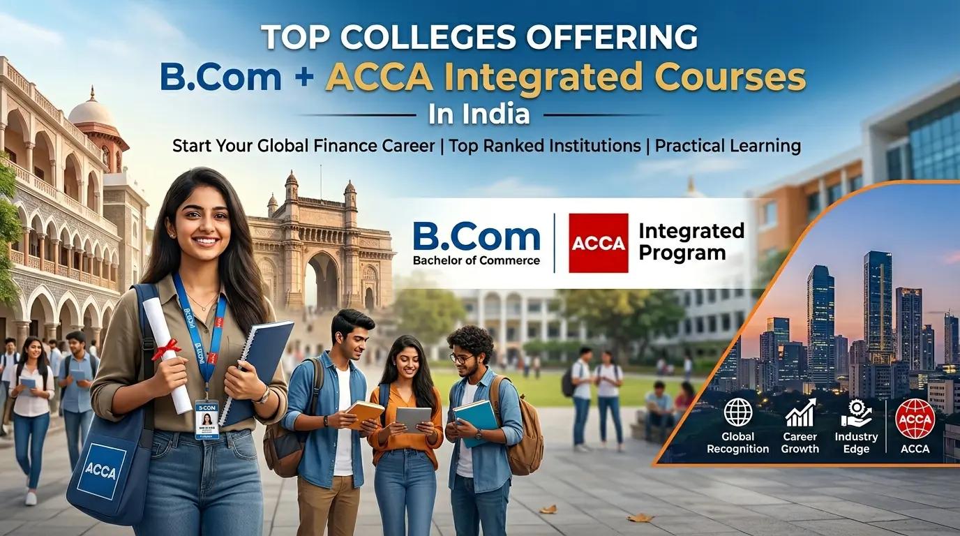 Top Colleges Offering B.Com + ACCA Course In India