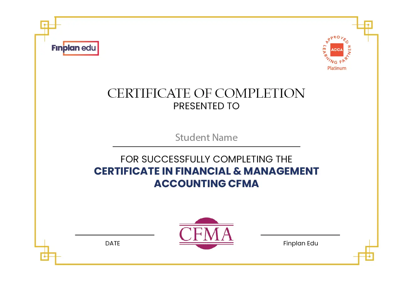 ACCA Certificate